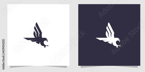 eagle logo design vector