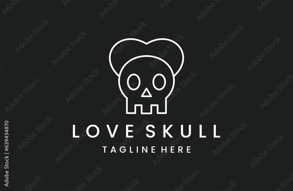 in love vector. human skull lovers. romantic Vector illustration. in love vector. human skull lovers. romantic Vector illustration.