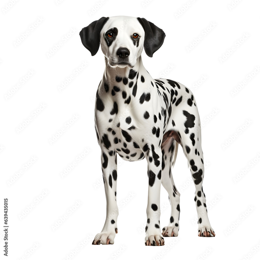 Dalmatian with Transparent Background