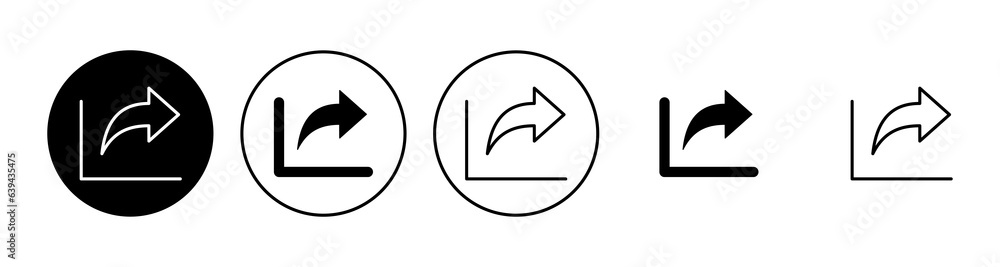 Share icon set. Sharing vector icon Share icon set. Sharing vector icon
