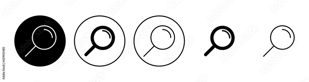 Search icon set. search magnifying glass icon Search icon set. search magnifying glass icon