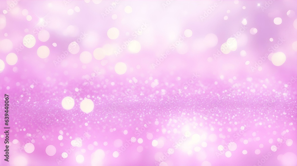 光、ボケ背景、キラキラしたピンク、レインボー｜light, bokeh background, glitter pink, rainbow. Generative AI