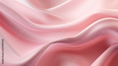 Elegance abstract soft focus wave glossy pink fabric use for background
