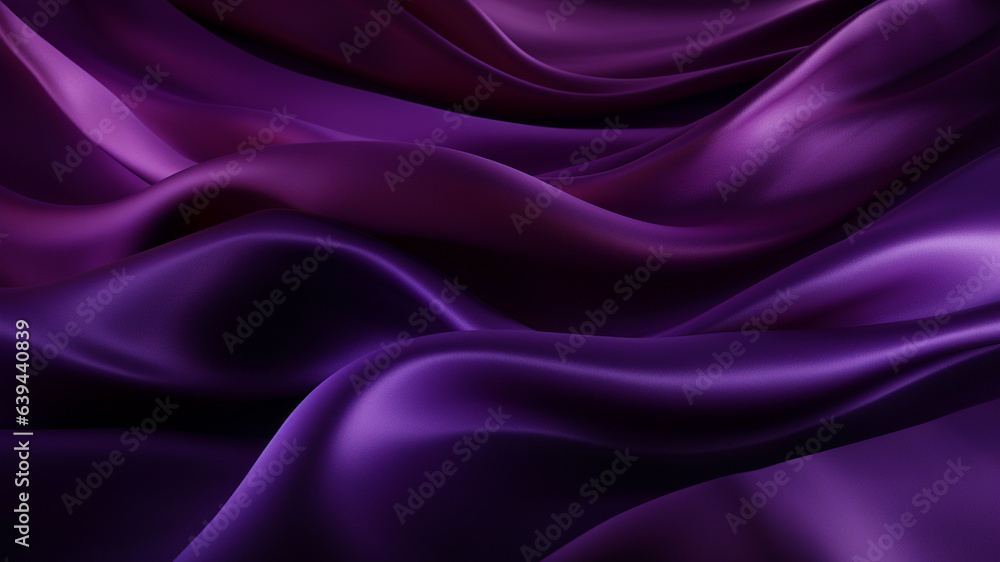 Elegance abstract soft focus wave glossy purple fabric use for background Elegance abstract soft focus wave glossy purple fabric use for background