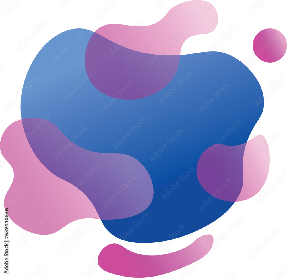 Liquid Fluid Element Blue and Pink Vector Design Liquid Fluid Element Blue and Pink Vector Design