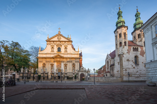 Saints Peter and Paul Church and St. Andrew Church - Krakow, Poland