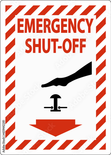 Fire and Emergency Sign Emergency Shut-off Switch