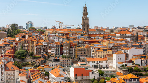 Cityscape and roofs panorama of Porto, Portugal in august 2023 © PIKSL