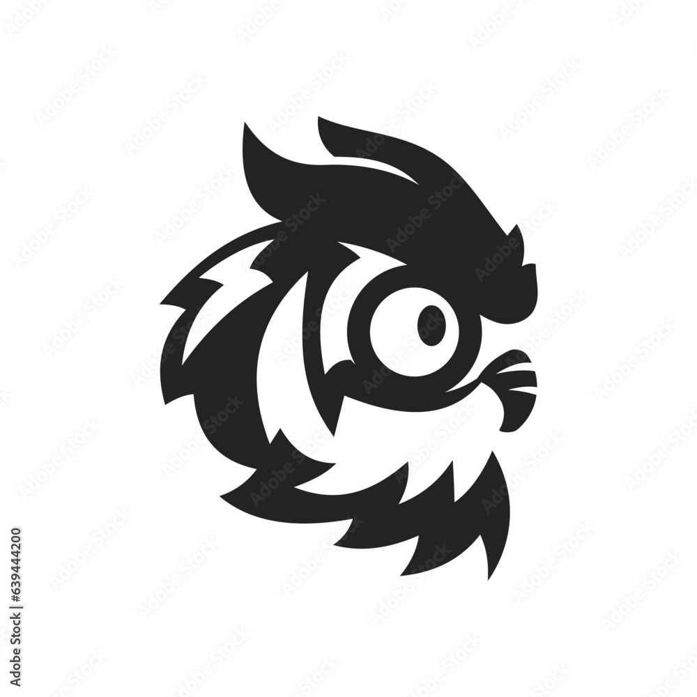 owl logo template Isolated. Brand Identity. Icon Abstract Vector graphic