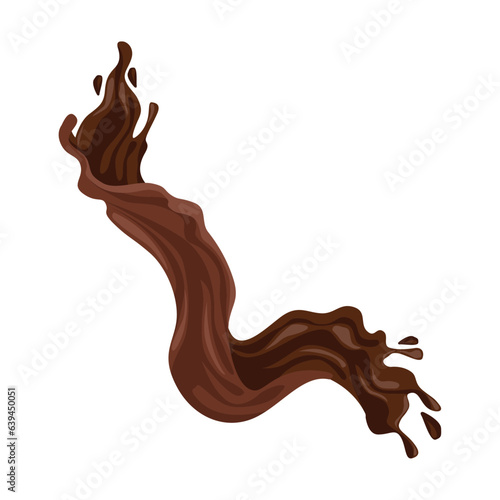 chocolate splash liquid