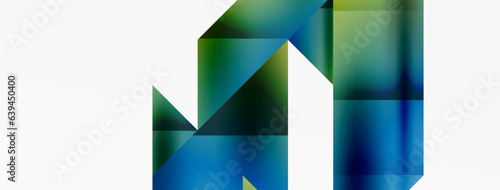 Captivating vector abstraction. Triangles interlock in mesmerizing dance, crafting dynamic geometric backdrop. Fusion of shapes and angles creates artful symphony of modern design
