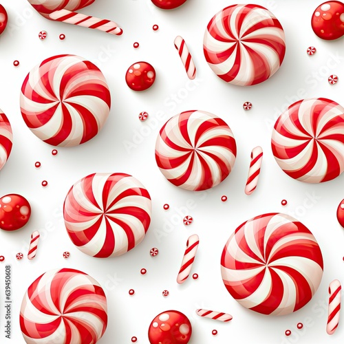 pattern with candy canes