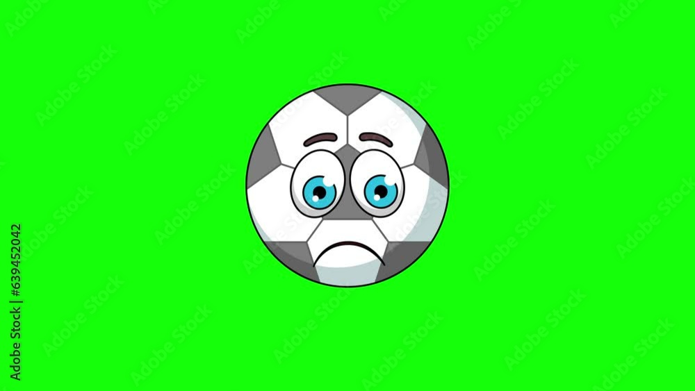 Frowning face animation of football emoticon emoji
Frowning face animation of football emoticon emoji