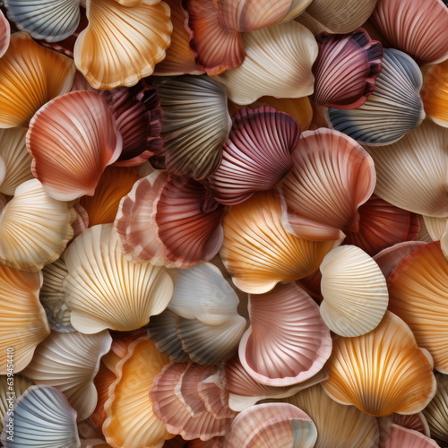 Seamless Pattern of Shells