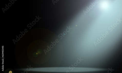 Lens flare background stage background 
