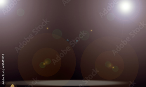Lens flare background stage background 