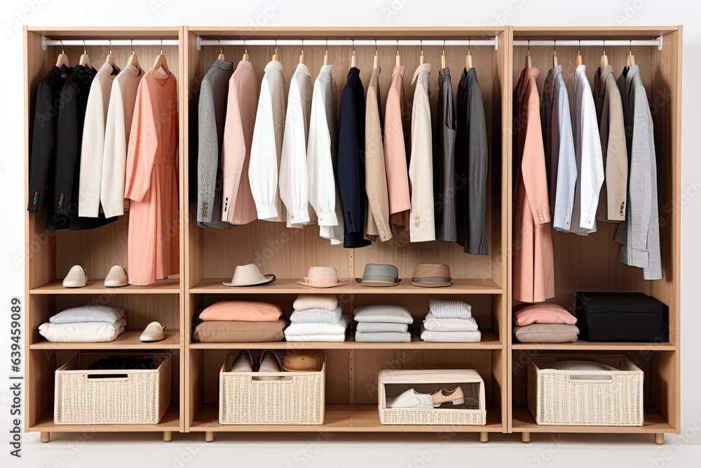 Modern wardrobe isolated on white background Modern wardrobe isolated on white background