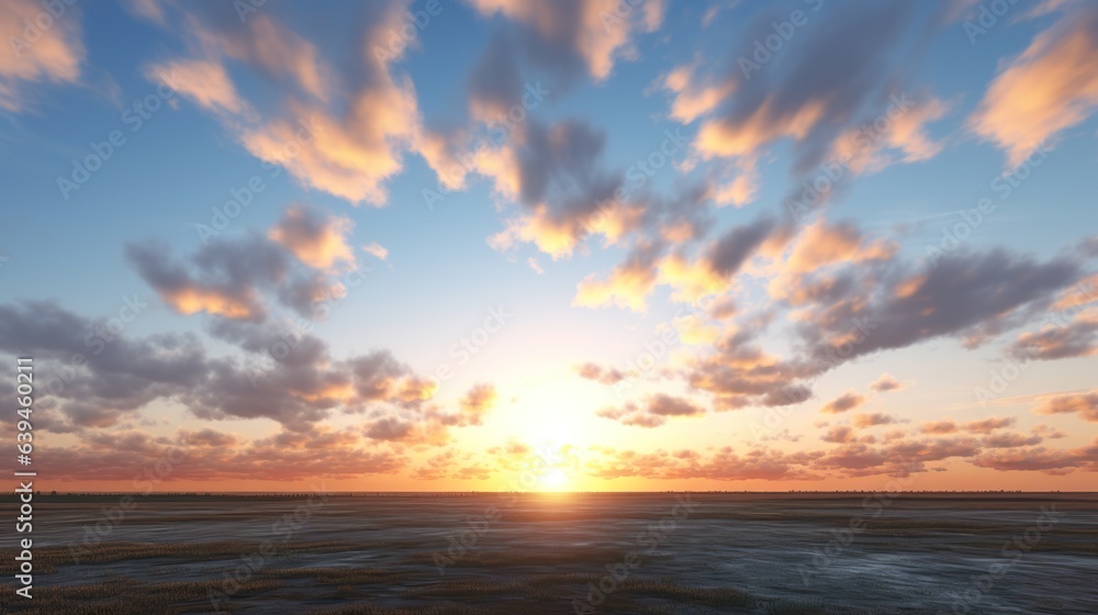 Beautiful summer sunset dramatic sky,Colorful of the clouds and the sky at sunset. Landscape in twilight Beautiful summer sunset dramatic sky,Colorful of the clouds and the sky at sunset. Landscape in twilight