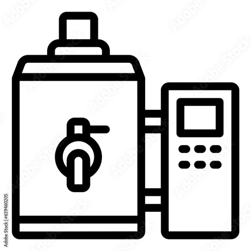 Milk Pasteurizer tool outline icon