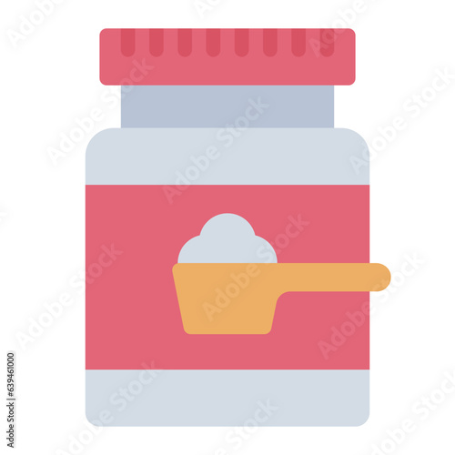 Whey Protein flat icon