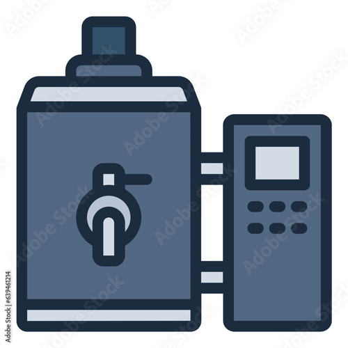 Milk Pasteurizer tool filled line icon