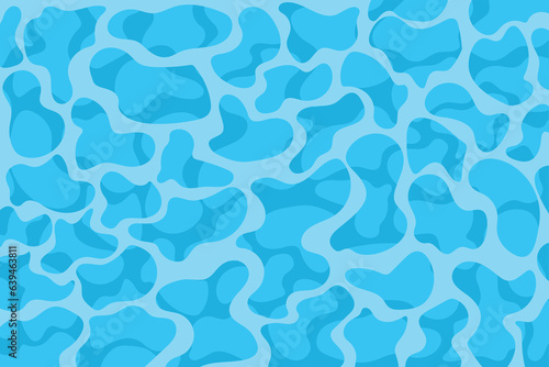 Water ripple top view textured seamless pattern design