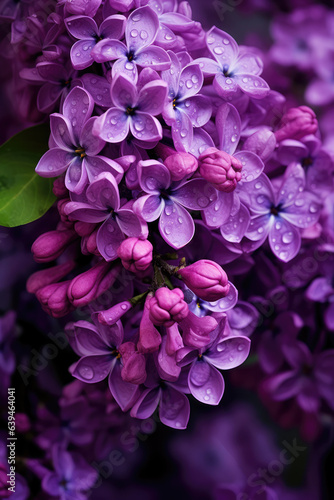 Beautiful Lilac Close-Up Abstract Background
