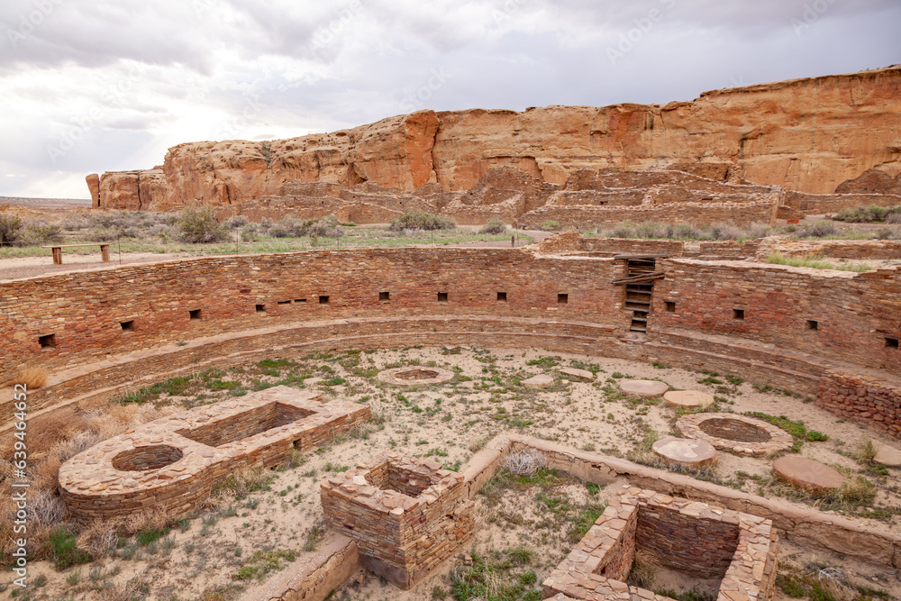 Ταπετσαρία Great Kiva, Chaco Canyon National Park, New Mexico, USA