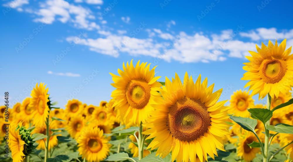 夏のひまわり