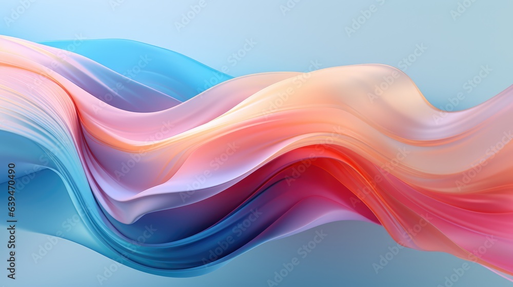 Fototapeta premium abstract futuristic wave design wallpaper background, ai