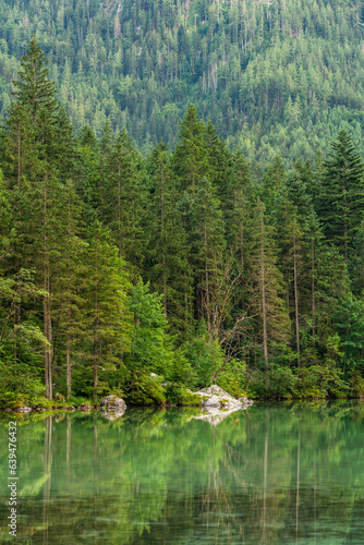 Hintersee bei Ramsau, Berchtesgadener Land, Bayern, Deutschland