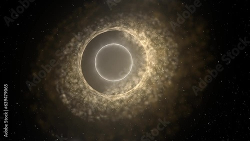 Black Hole simulation in the interstellar space