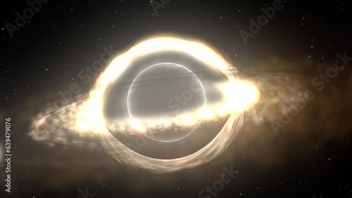 Black Hole simulation in the interstellar space