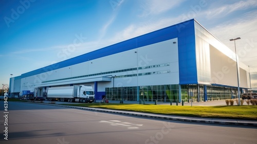 Big factory modern building 