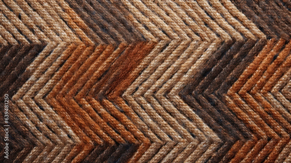 A textured abstract fabric resembling tweed with a herringbone pattern and earthy tones, adding a touch of sophistication and texture to the background