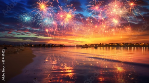 fireworks over the river © kimly