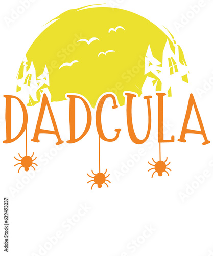 Dadcula Spooky Spiders Web Halloween Season Costume photo