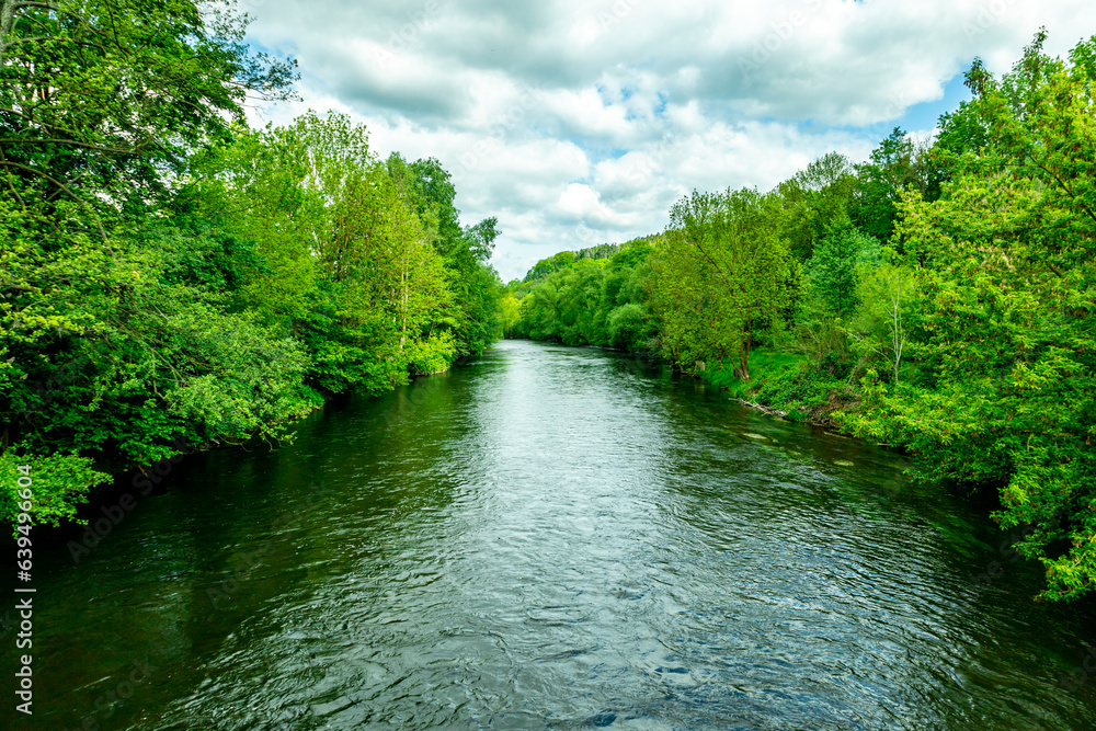 Sommerliche Wandertour durch das Saale Tal zur wunderschönen Leuchtenburg bei Kahla - Thüringen - Deutschland