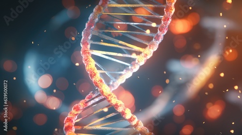 DNA illustration, AI generated Image