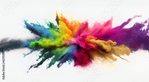 Colorful Chaos: How to Create a Black and White Image of a Vibrant Explosion