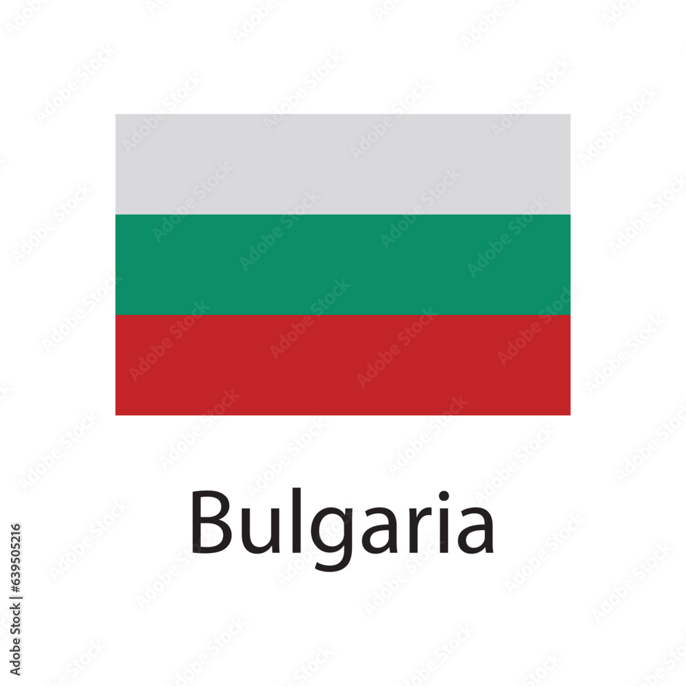bulgaria flag icon vector bulgaria flag icon vector