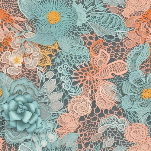 Digital Seamless pattern for textile and printing