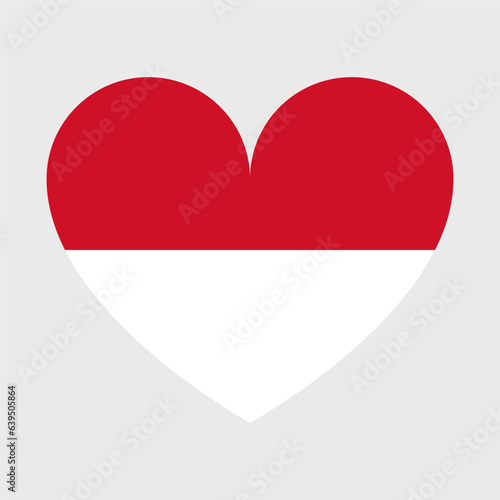 Free Download Monaco flag vector icons set of illustrations in the shape of heart, star, circle and map. - GFXLoad