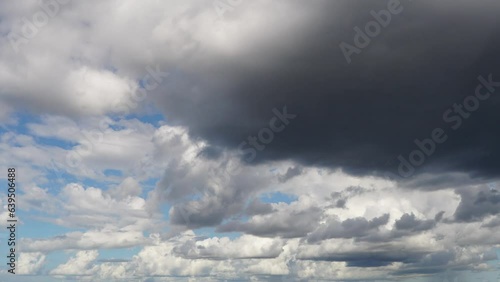 青空・雨雲・空・タイムラプス