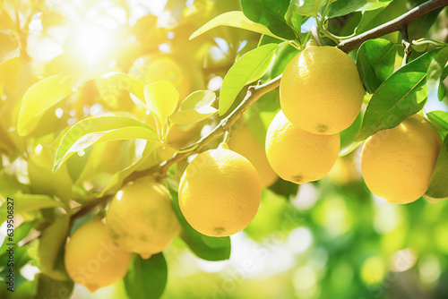 Lemons on the Tree. 