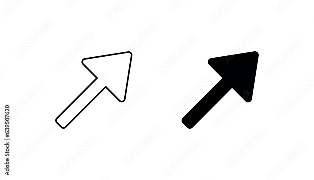 Right Up icon design with white background stock illustration Right Up icon design with white background stock illustration