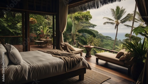 Beautiful outdoor view seen from a hotel window in Bali © kilimanjaro 