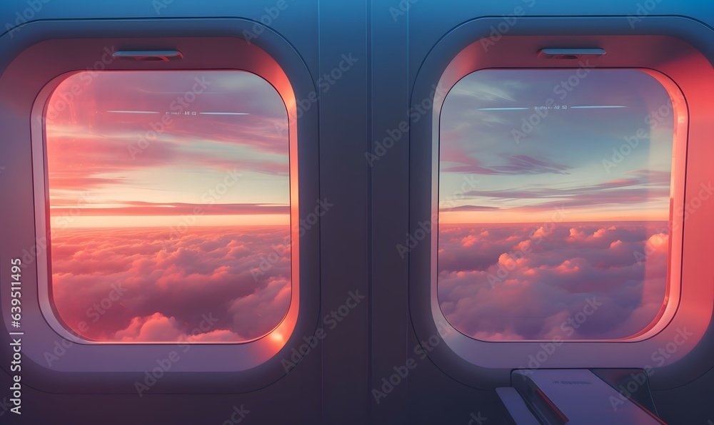 view from flight cabin window view from flight cabin window