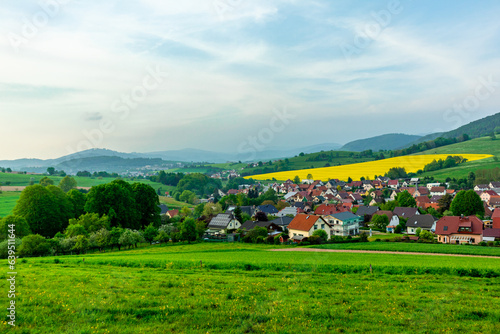 Sommerliche Fahrradtour durch das Schmalkaldener Umland bis in Werratal bei Fambach - Thüringen - Deutschland