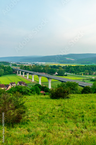 Sommerliche Fahrradtour durch das Schmalkaldener Umland bis in Werratal bei Fambach - Thüringen - Deutschland photo